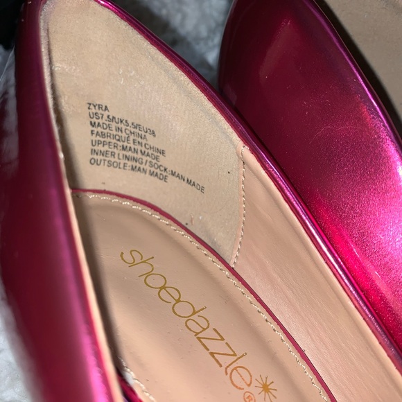 Shoe Dazzle Women's Metallic Pink Heels - Picture 5 of 6
